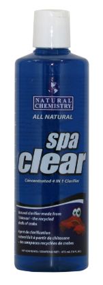 04013C: Water Care,NATURAL CHEM,Spa Clear,4-n-1 Natural Clarifier,   16oz Bottles(Case Of 12)
