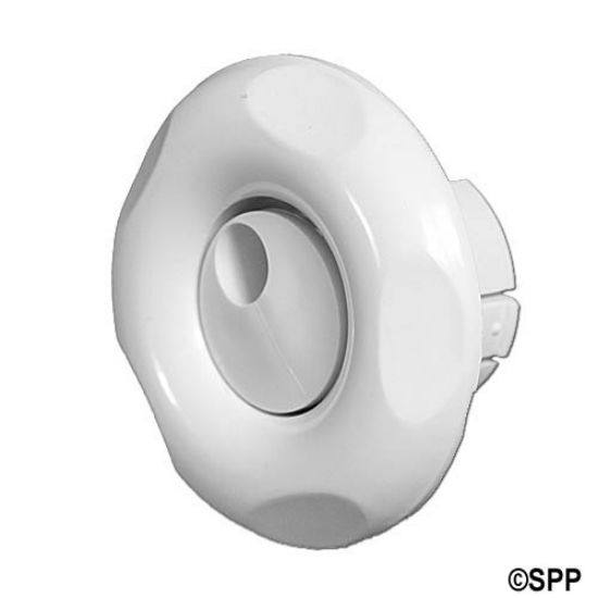 23520-120-000: Jet Internal, CMP Classic Poly, Whirly, 2-1/2" Face, 5-Scallop, White