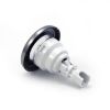 212-8010F-SS: Jet Internal, Waterway Poly Storm, Roto, Fiber Optic, 3-3/8" Face, Smooth, Clear w/ Stainless Escutcheon