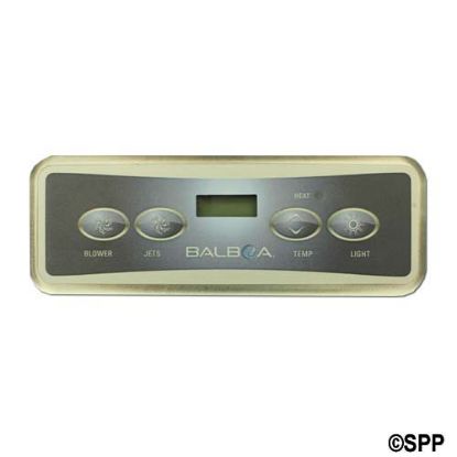 54094: Spaside Control, Balboa VL401, Lite Duplex, 4-Button, LCD, Blower-Jets-Temp-Light