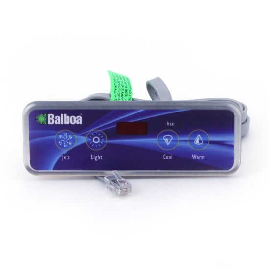 54664: Spaside Control, Balboa VL403, Digital Duplex, 4-Button, LED, Pump1-Light-Cool-Warm