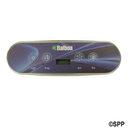 55129: Spaside Control, Balboa VL400, 4-Button, LCD, Light-Temp-Pump1-Aux