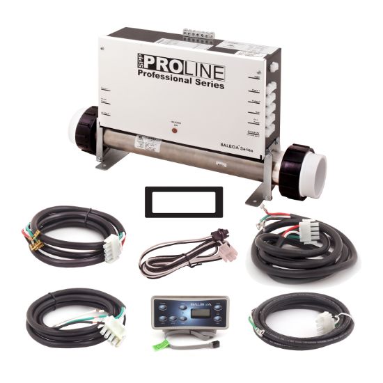 PL6239B-F45-V71G-10: Control System, Proline, VS510SZ, 120/240V, 1.125/4.5Kw, Pump 1- 2 Speed, Pump 2- 1 Speed, Blower, Ozone, w/VL701S Spaside, Overlay- (Blower, Mode, Jet, Jet, Light, Warm, Cool) Cords & Intergrated Ozone Module