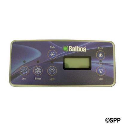 54157: Spaside Control, Balboa Serial Standard, 6-Button, LCD, Jet1-Blower