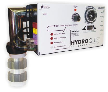 CS4009-US1-HC: Control System, Air, HydroQuip CS4009US1, Slide, Pump1, Blower w/Cords